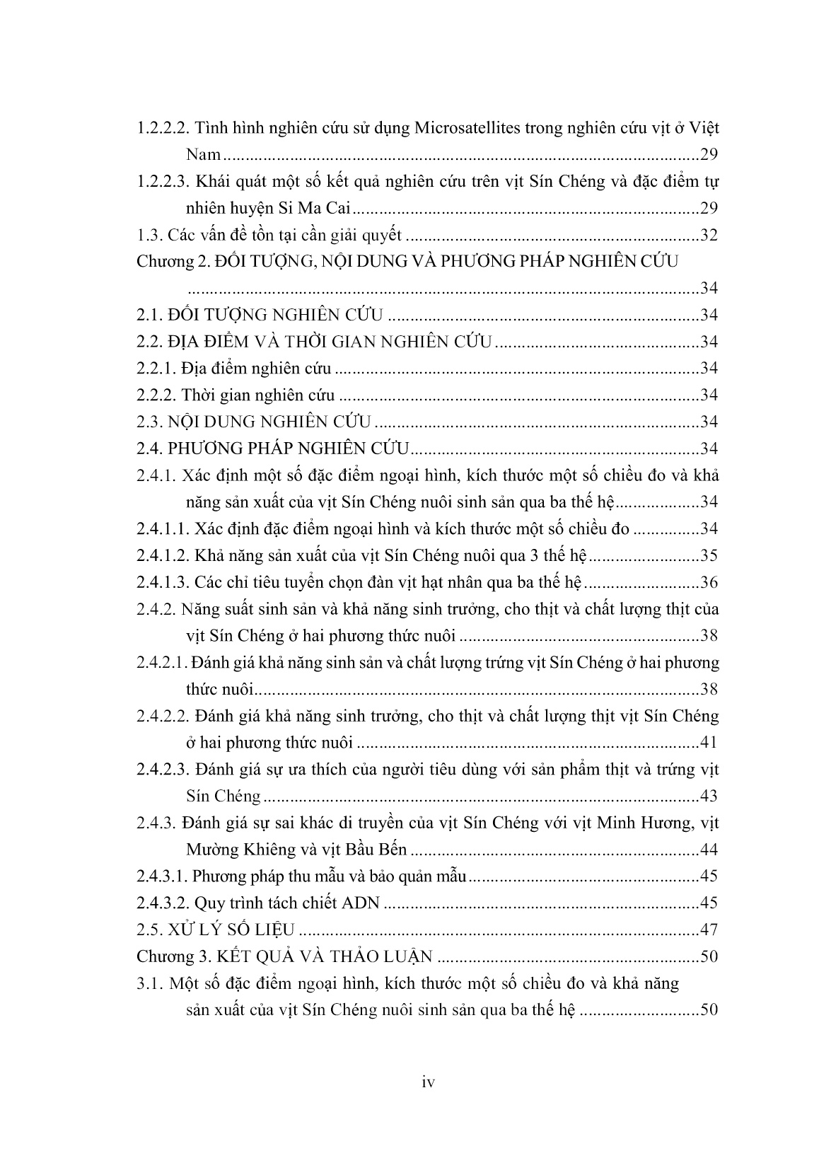 Luận án Xác định một số đặc điểm ngoại hình, khả năng sản xuất và đánh giá sai khác di truyền của vịt Sín Chéng trang 6
