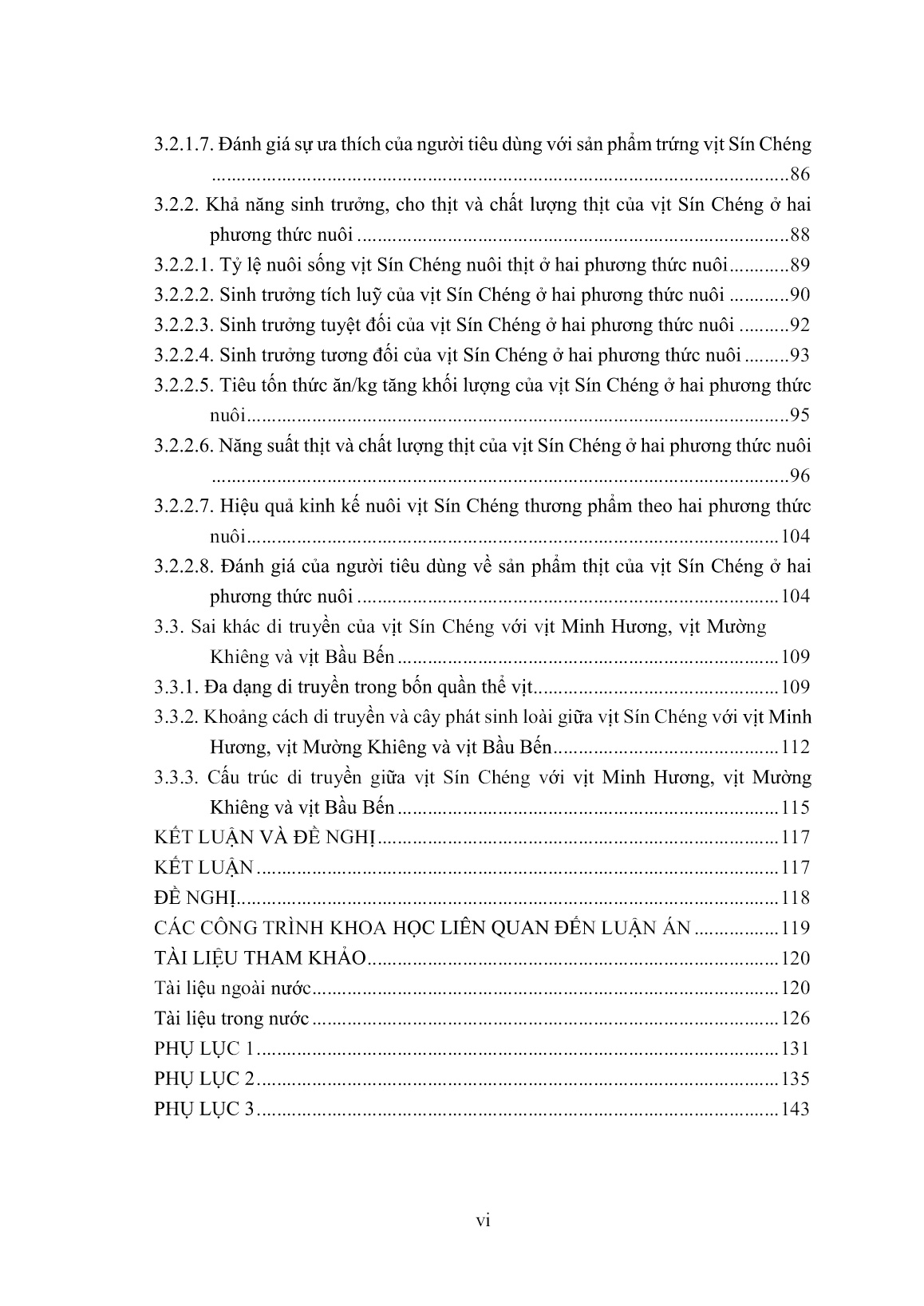 Luận án Xác định một số đặc điểm ngoại hình, khả năng sản xuất và đánh giá sai khác di truyền của vịt Sín Chéng trang 8