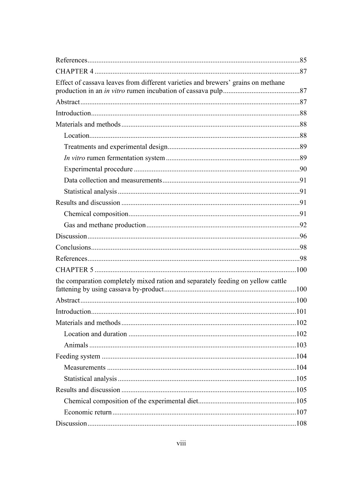 Luận án Cassava by-product as potential feed source for yellow cattle in Lao PDR trang 10