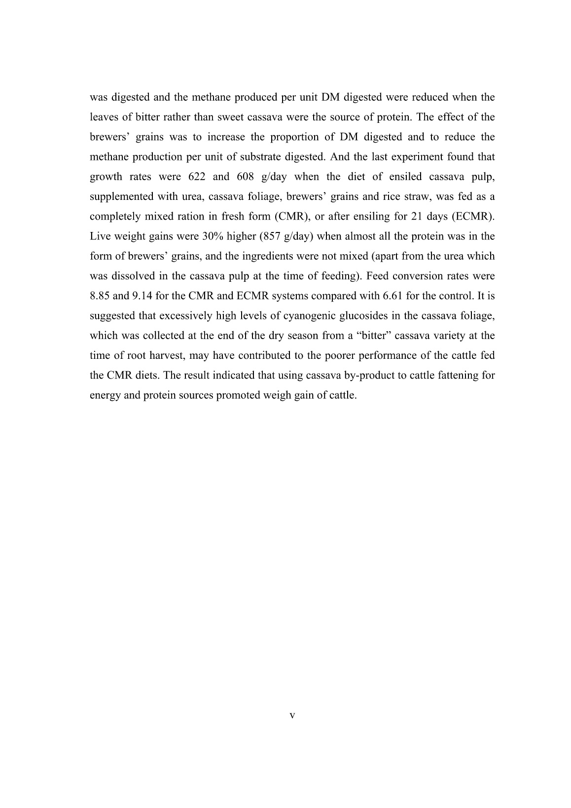 Luận án Cassava by-product as potential feed source for yellow cattle in Lao PDR trang 7