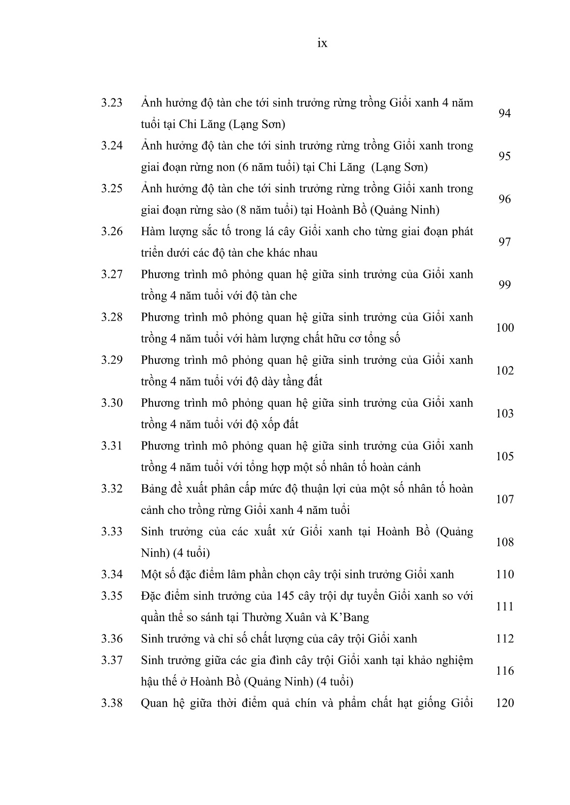 Luận án Nghiên cứu đặc điểm lâm học của một số hệ sinh thái rừng tự nhiên chủ yếu ở Việt Nam (giai đoạn II: 2011-2015) trang 9