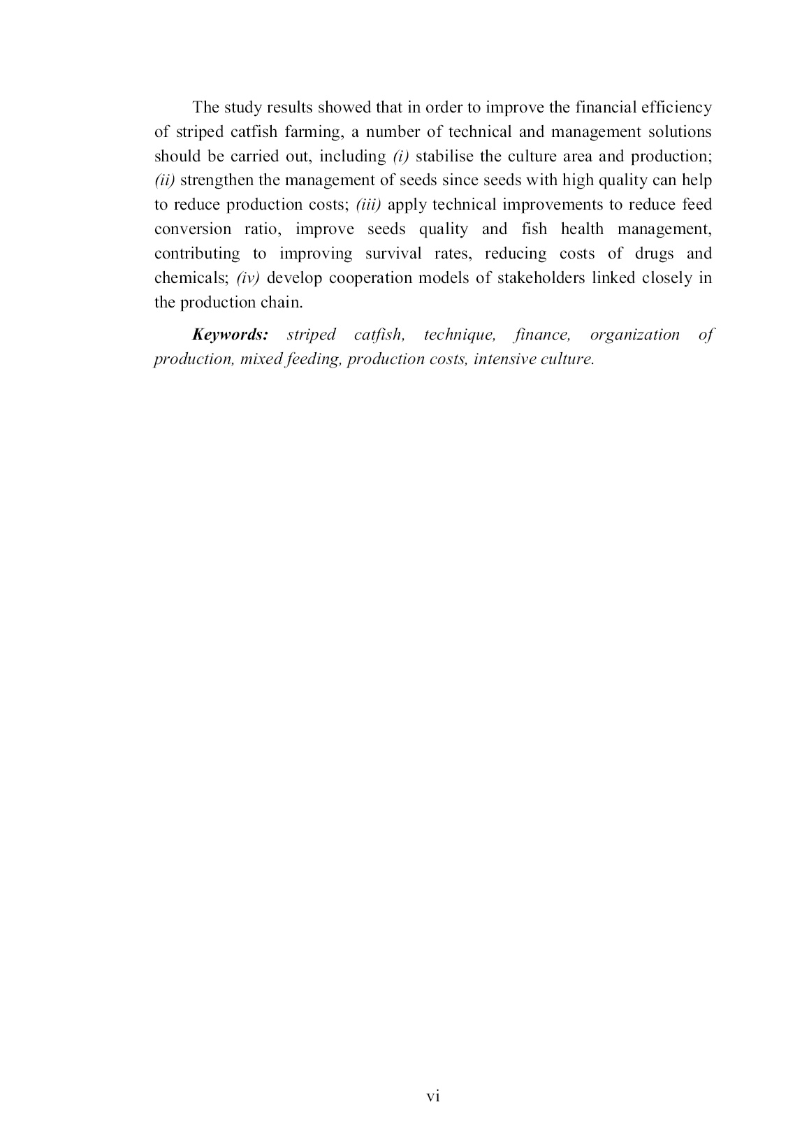 Luận án Thực trạng và giải pháp nâng cao hiệu quả sản xuất cá tra (Pangasianodon hypophthalmus) ở đồng bằng sông Cửu Long trang 8