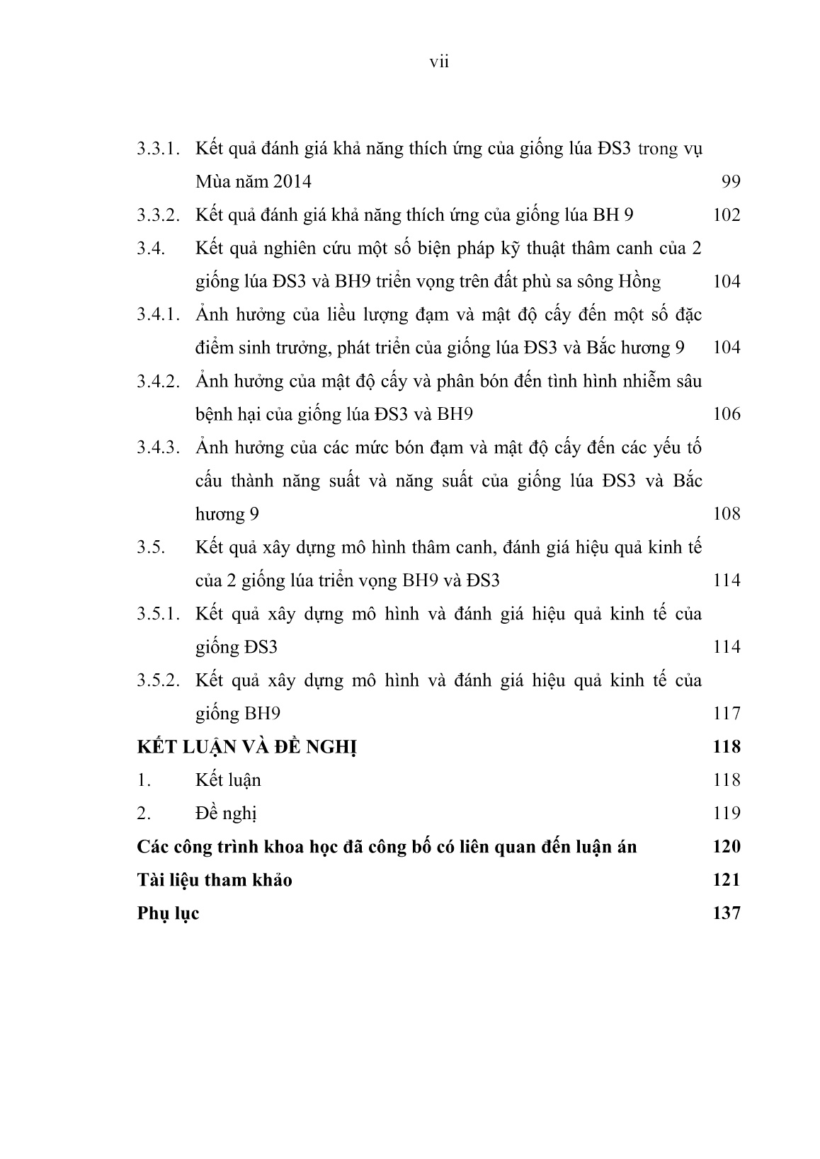 Luận án Nghiên cứu xác định giống lúa chất lượng, ngắn ngày và một số biện pháp kỹ thuật thâm canh phù hợp phục vụ sản xuất vùng đồng bằng sông Hồng trang 9