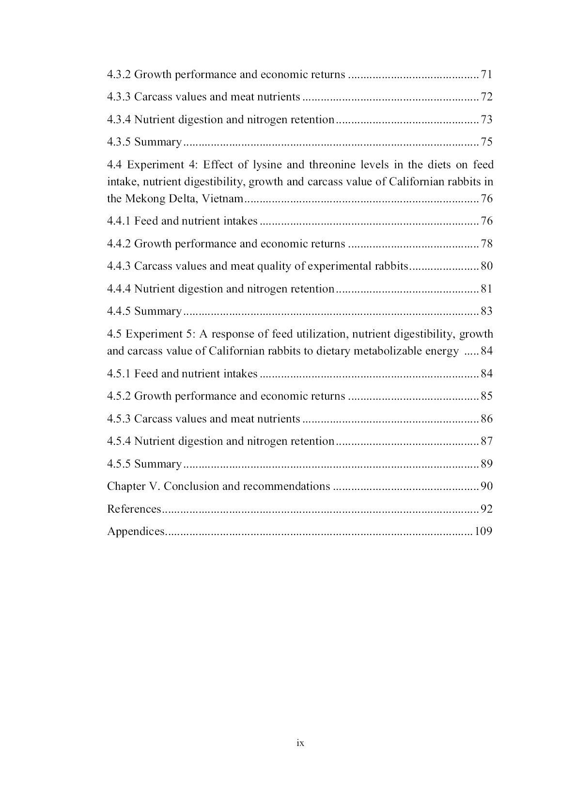 Luận án A study of dietary protein for growing californian rabbits in the Mekong delta of Vietnam trang 9 Luận án A study of dietary protein for growing californian rabbits in the Mekong delta of Vietnam trang 9