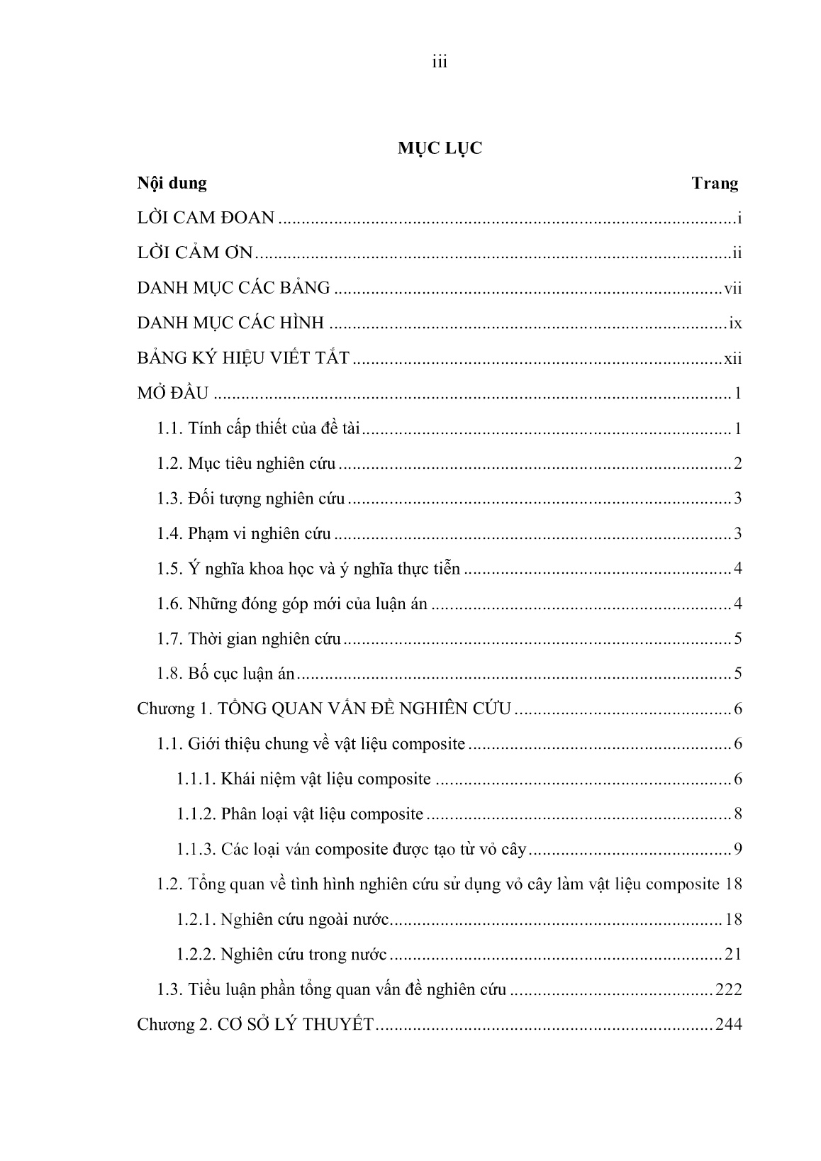 Luận án Nghiên cứu một số yếu tố công nghệ tạo ván composite vỏ cây keo tai tượng (Acacia mangium Wild) trang 5