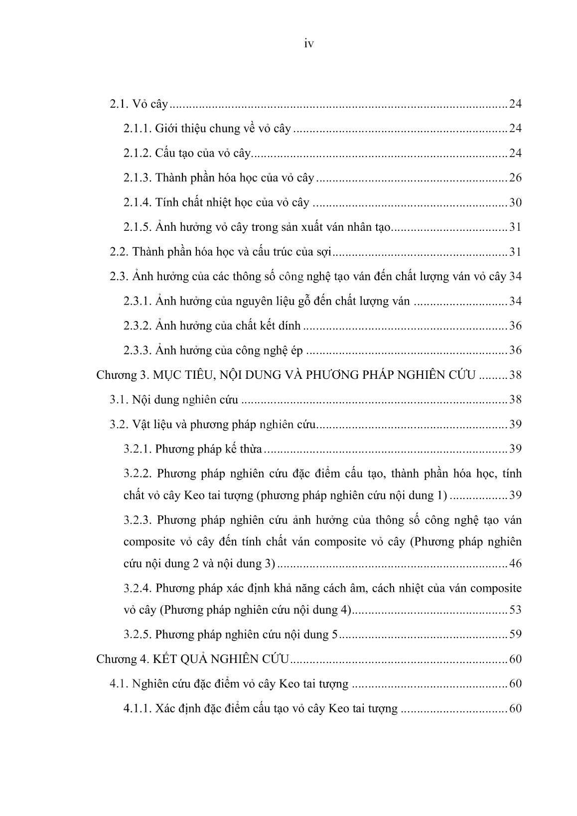 Luận án Nghiên cứu một số yếu tố công nghệ tạo ván composite vỏ cây keo tai tượng (Acacia mangium Wild) trang 6