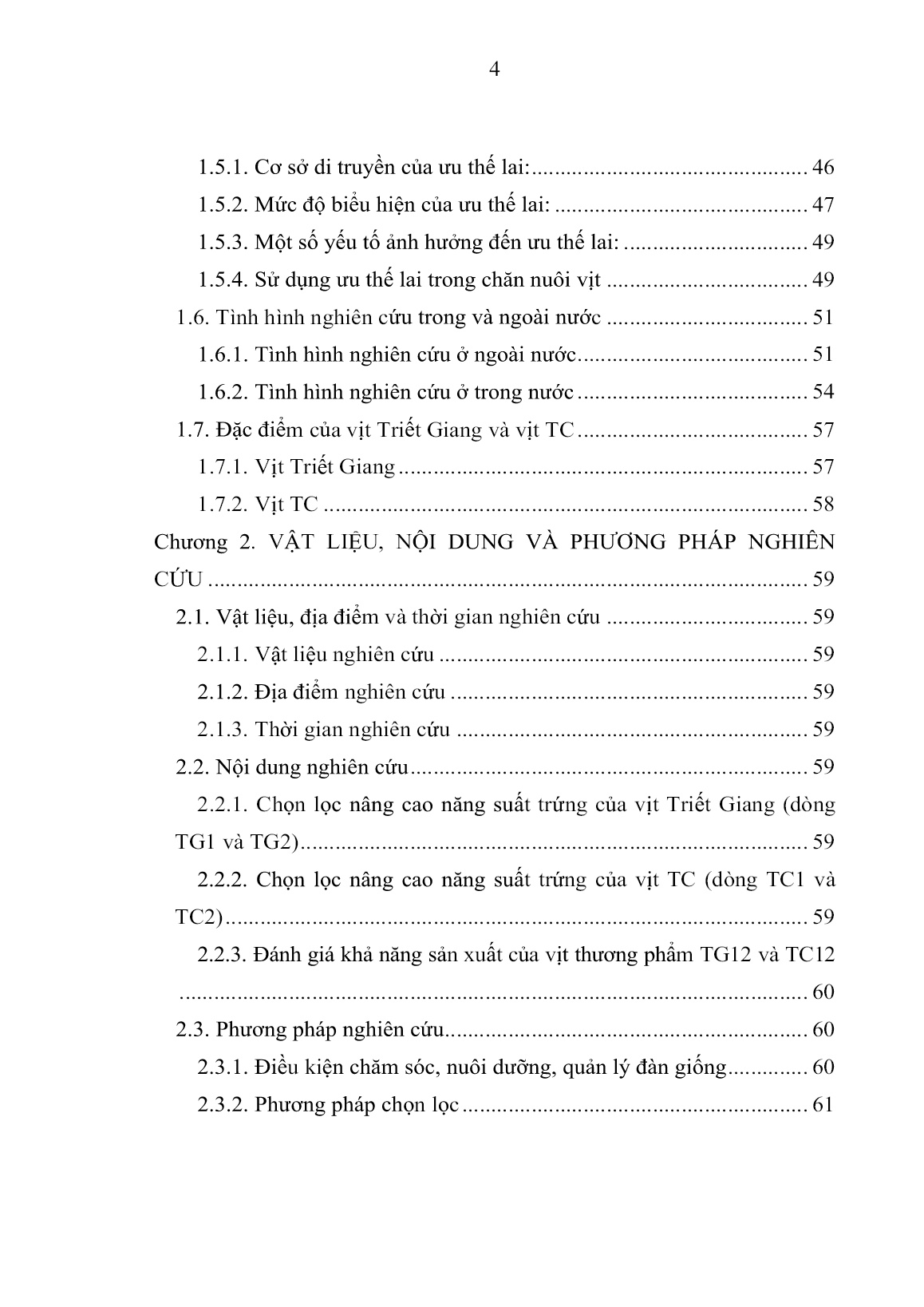 Luận án Chọn lọc nâng cao năng suất trứng của vịt triết giang và vịt TC trang 6 Luận án Chọn lọc nâng cao năng suất trứng của vịt triết giang và vịt TC trang 6