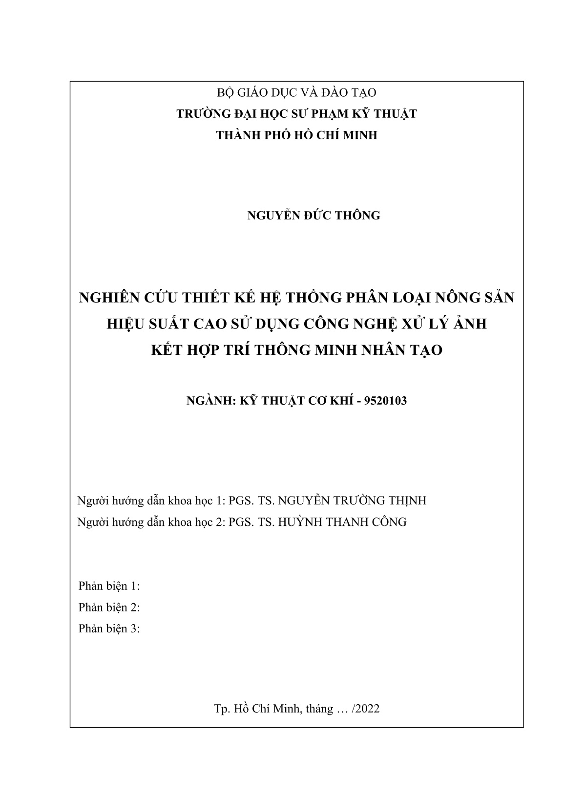 Luận án Nghiên cứu thiết kế hệ thống phân loại nông sản hiệu suất cao sử dụng công nghệ xử lý ảnh kết hợp trí thông minh nhân tạo trang 2 Luận án Nghiên cứu thiết kế hệ thống phân loại nông sản hiệu suất cao sử dụng công nghệ xử lý ảnh kết hợp trí thông minh nhân tạo trang 2