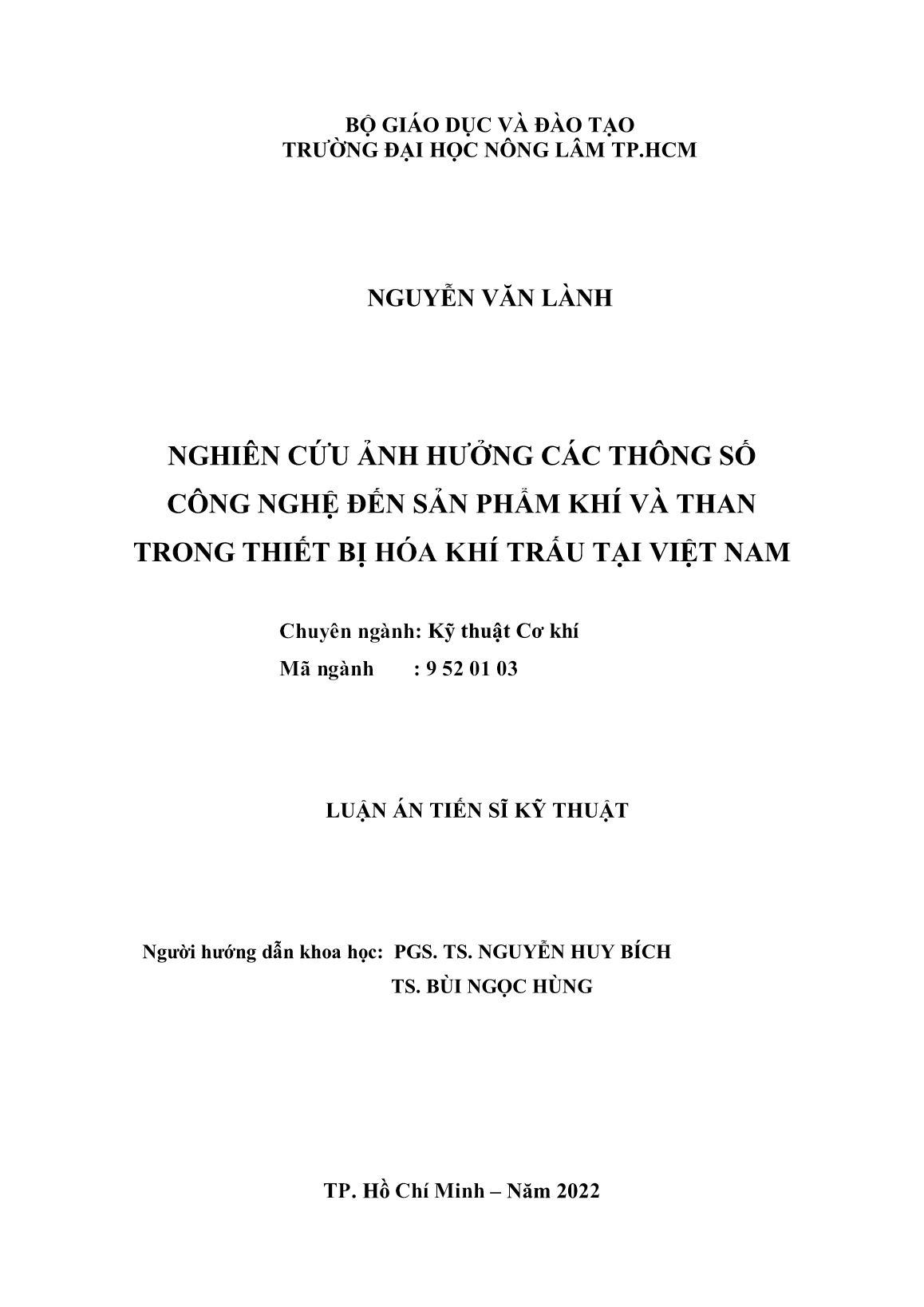 Luận án Nghiên cứu ảnh hưởng các thông số công nghệ đến sản phẩm khí và than trong thiết bị hóa khí trấu tại Việt Nam trang 2 Luận án Nghiên cứu ảnh hưởng các thông số công nghệ đến sản phẩm khí và than trong thiết bị hóa khí trấu tại Việt Nam trang 2
