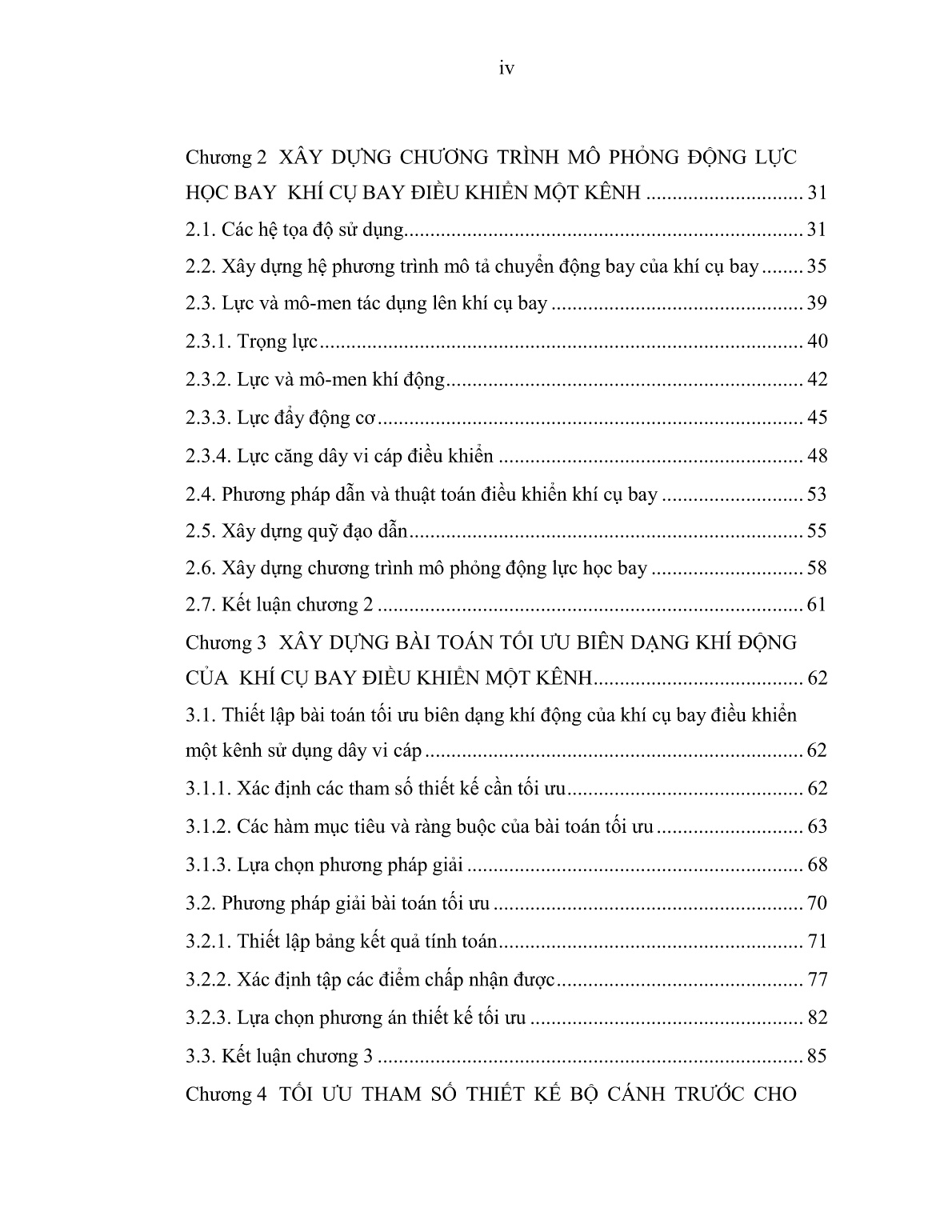 Luận án Nghiên cứu tối ưu biên dạng khí động của khí cụ bay điều khiển một kênh trang 6 Luận án Nghiên cứu tối ưu biên dạng khí động của khí cụ bay điều khiển một kênh trang 6