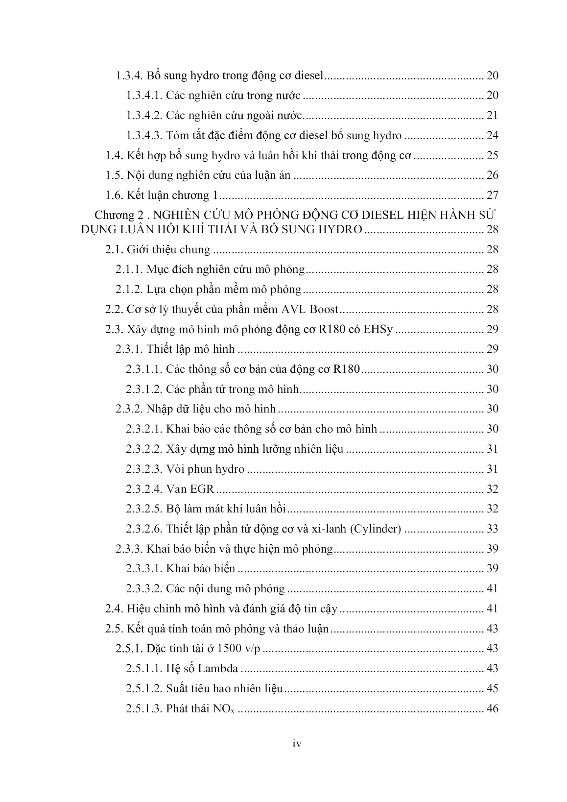 Luận án Nghiên cứu giảm phát thải độc hại của động cơ diesel đang lưu hành bằng phương pháp luân hồi khí thải kết hợp bổ sung khí hydro trang 4 Luận án Nghiên cứu giảm phát thải độc hại của động cơ diesel đang lưu hành bằng phương pháp luân hồi khí thải kết hợp bổ sung khí hydro trang 4