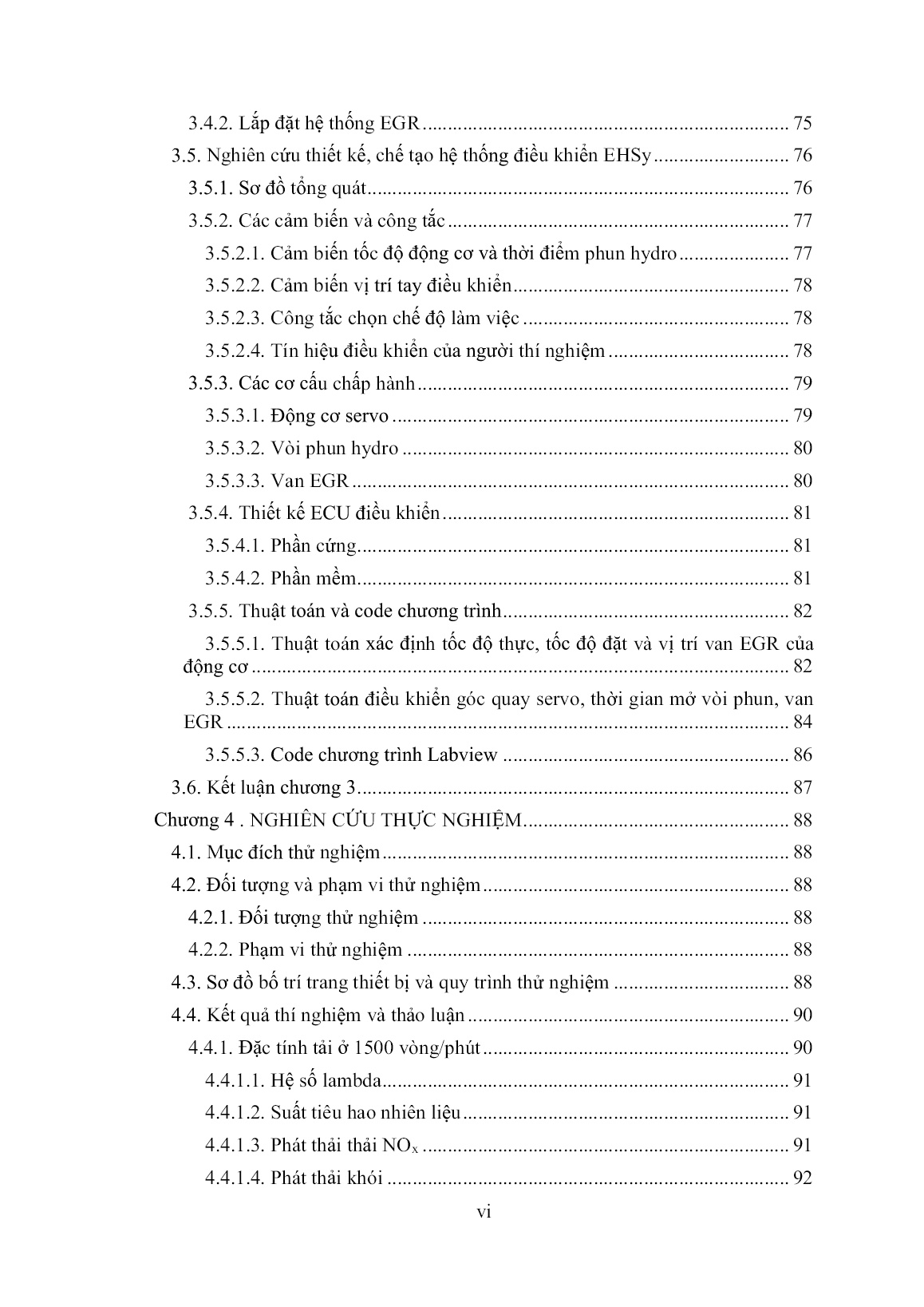 Luận án Nghiên cứu giảm phát thải độc hại của động cơ diesel đang lưu hành bằng phương pháp luân hồi khí thải kết hợp bổ sung khí hydro trang 6 Luận án Nghiên cứu giảm phát thải độc hại của động cơ diesel đang lưu hành bằng phương pháp luân hồi khí thải kết hợp bổ sung khí hydro trang 6