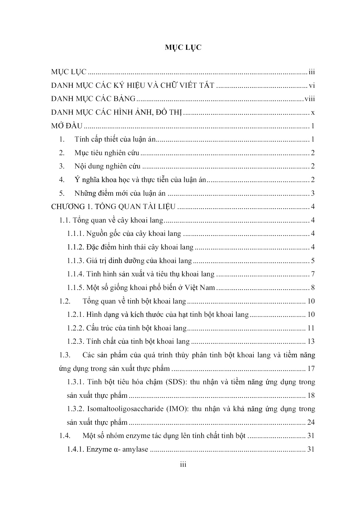 Luận án Nghiên cứu quá trình thuỷ phân tinh bột khoai lang bằng phương pháp enzyme tạo tinh bột tiêu hoá chậm và isomaltooligosaccharide nhằm ứng dụng trong thực phẩm trang 5 Luận án Nghiên cứu quá trình thuỷ phân tinh bột khoai lang bằng phương pháp enzyme tạo tinh bột tiêu hoá chậm và isomaltooligosaccharide nhằm ứng dụng trong thực phẩm trang 5