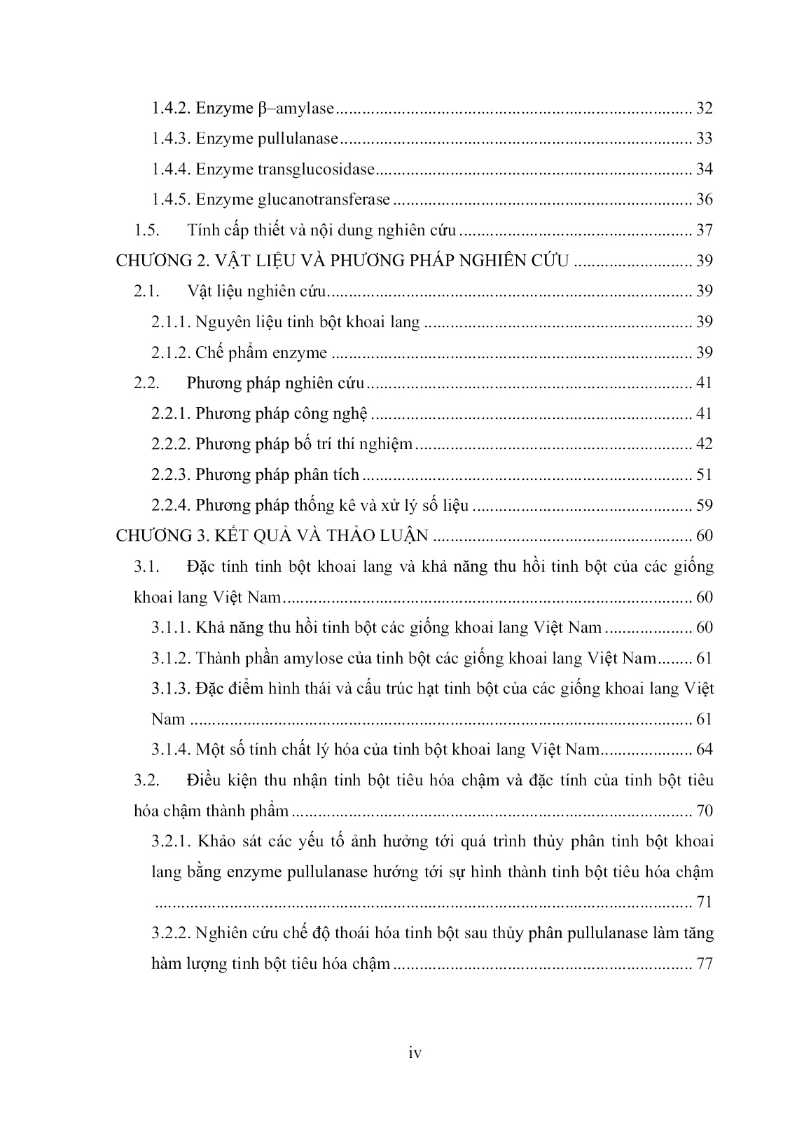 Luận án Nghiên cứu quá trình thuỷ phân tinh bột khoai lang bằng phương pháp enzyme tạo tinh bột tiêu hoá chậm và isomaltooligosaccharide nhằm ứng dụng trong thực phẩm trang 6 Luận án Nghiên cứu quá trình thuỷ phân tinh bột khoai lang bằng phương pháp enzyme tạo tinh bột tiêu hoá chậm và isomaltooligosaccharide nhằm ứng dụng trong thực phẩm trang 6
