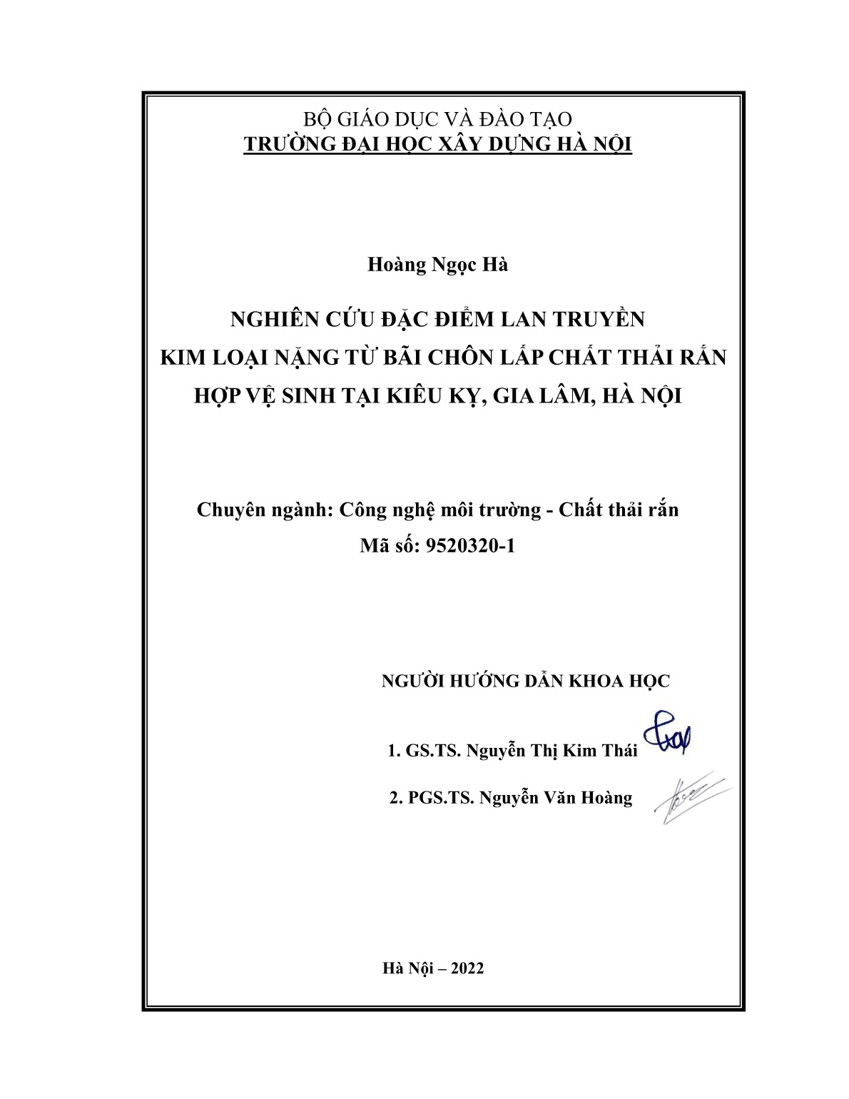 Luận án Nghiên cứu đặc điểm lan truyền kim loại nặng từ bãi chôn lấp chất thải rắn hợp vệ sinh tại Kiêu Kỵ, Gia Lâm, Hà Nội trang 2 Luận án Nghiên cứu đặc điểm lan truyền kim loại nặng từ bãi chôn lấp chất thải rắn hợp vệ sinh tại Kiêu Kỵ, Gia Lâm, Hà Nội trang 2