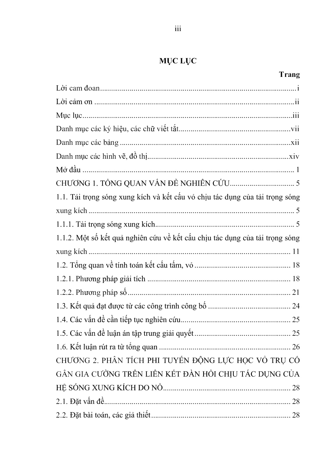 Luận án Phân tích động lực học vỏ trụ có gân gia cường trên liên kết đàn hồi chịu tác dụng của hệ sóng xung kích trang 5 Luận án Phân tích động lực học vỏ trụ có gân gia cường trên liên kết đàn hồi chịu tác dụng của hệ sóng xung kích trang 5