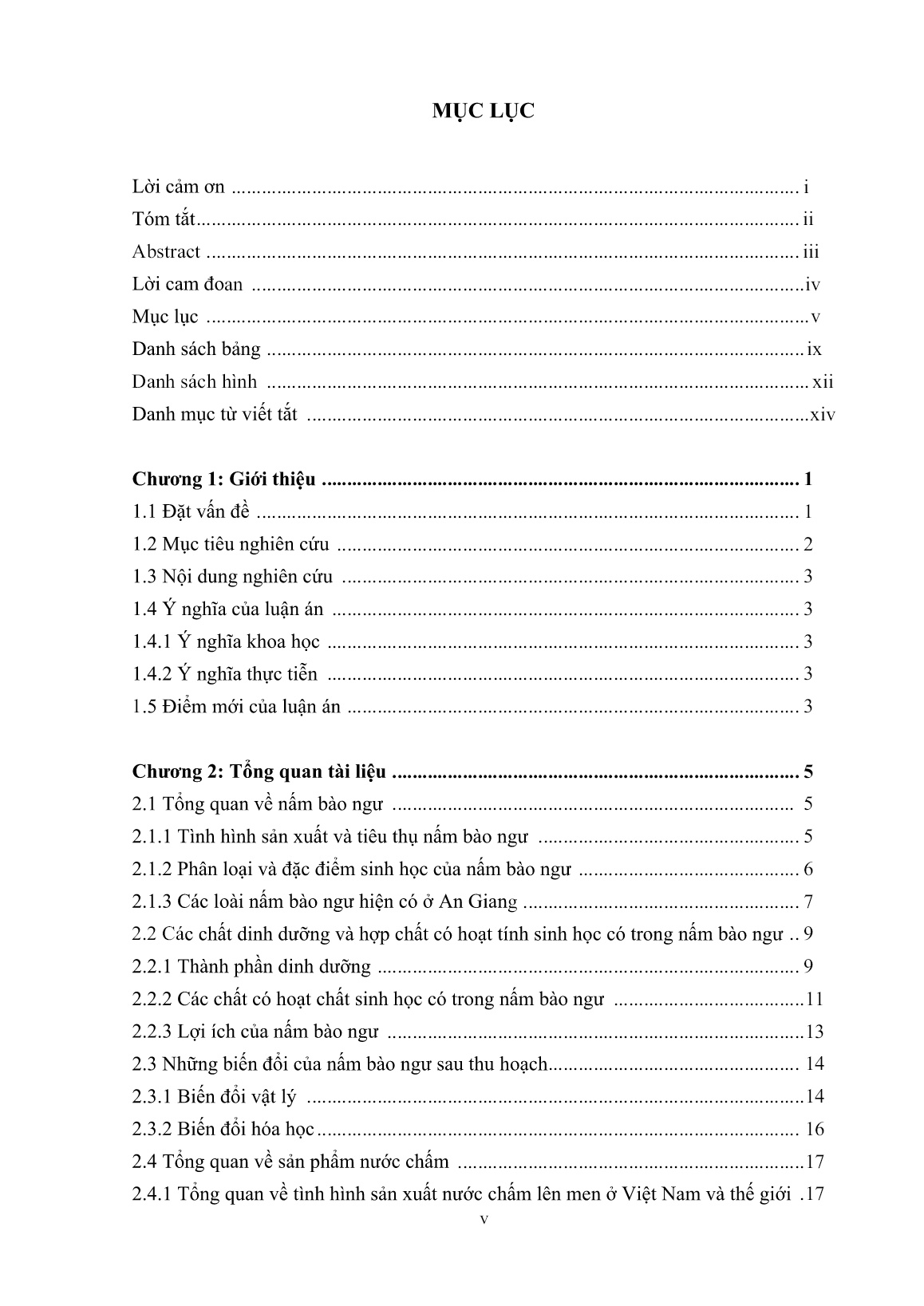 Luận án Nghiên cứu sản xuất dịch trích cô đặc và ứng dụng trong sản xuất nước chấm từ nấm bào ngư (pleurotus spp.) trang 7 Luận án Nghiên cứu sản xuất dịch trích cô đặc và ứng dụng trong sản xuất nước chấm từ nấm bào ngư (pleurotus spp.) trang 7