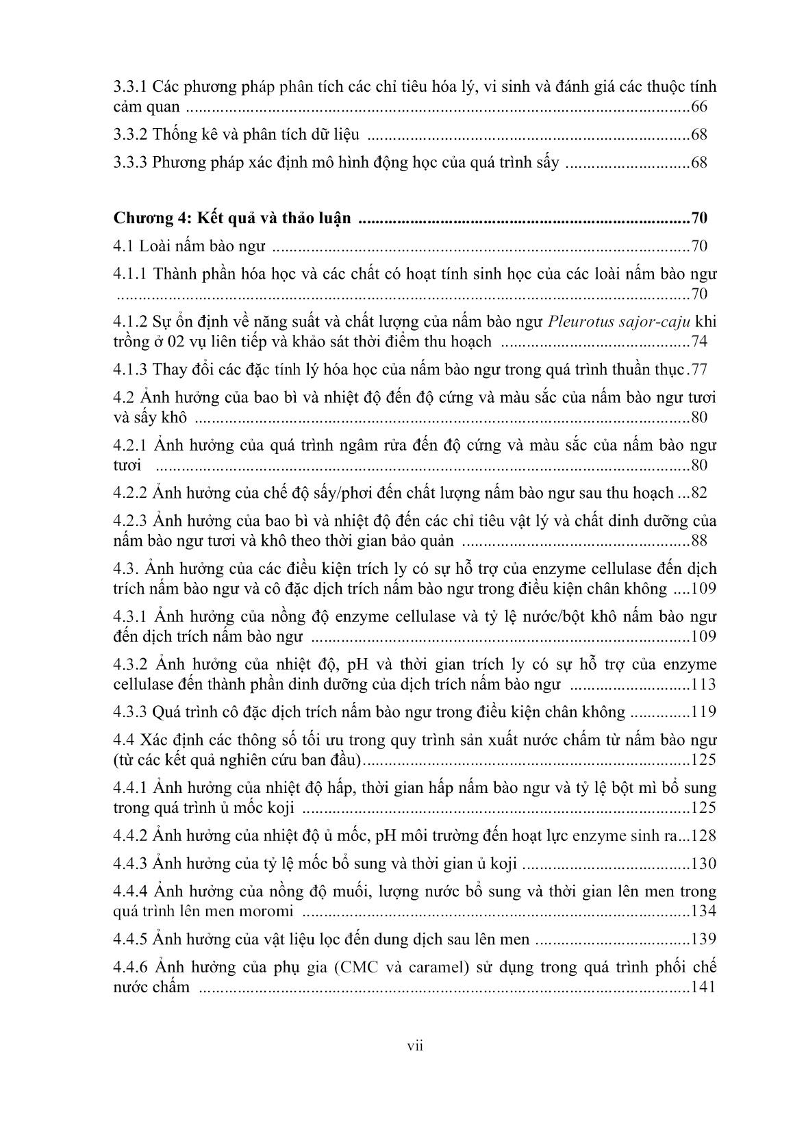 Luận án Nghiên cứu sản xuất dịch trích cô đặc và ứng dụng trong sản xuất nước chấm từ nấm bào ngư (pleurotus spp.) trang 9 Luận án Nghiên cứu sản xuất dịch trích cô đặc và ứng dụng trong sản xuất nước chấm từ nấm bào ngư (pleurotus spp.) trang 9