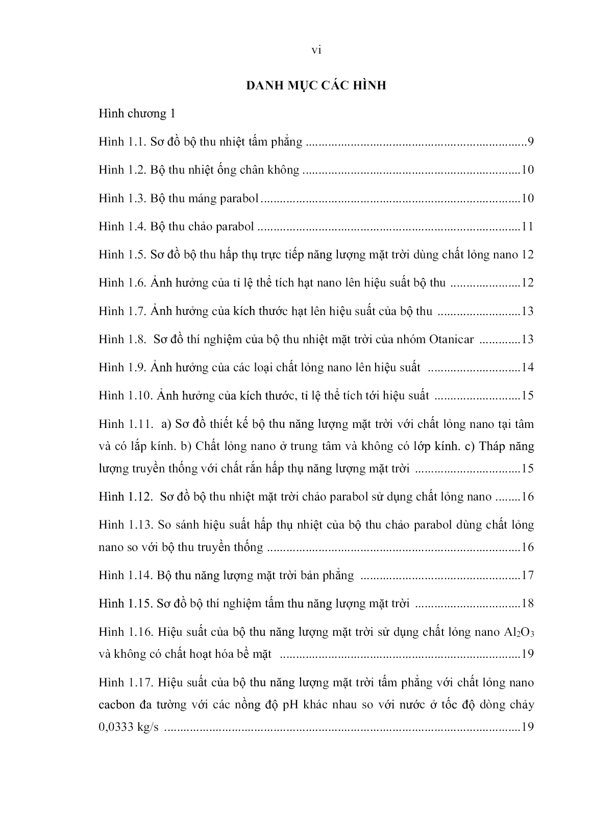 Luận án Nghiên cứu chế tạo và khảo sát tính chất của chất lưu chứa ống nano cacbon trong hấp thụ năng lượng mặt trời trang 10