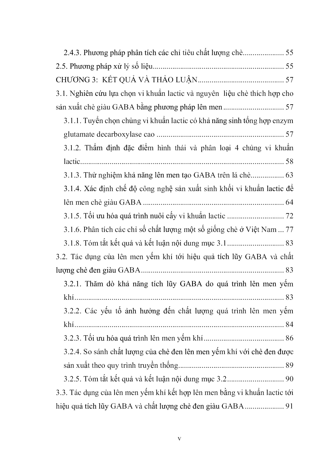Luận án Nghiên cứu công nghệ sản xuất chè đen giàu gama aminobutyric acid bằng kỹ thuật lên men từ một số giống chè Việt Nam trang 7