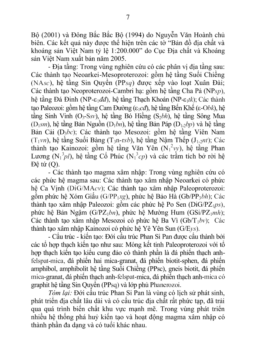Tóm tắt Luận án Nghiên cứu phân loại các kiểu mỏ và đánh giá tiềm năng khoáng sản đồng đới Phan Si Pan trang 9 Tóm tắt Luận án Nghiên cứu phân loại các kiểu mỏ và đánh giá tiềm năng khoáng sản đồng đới Phan Si Pan trang 9