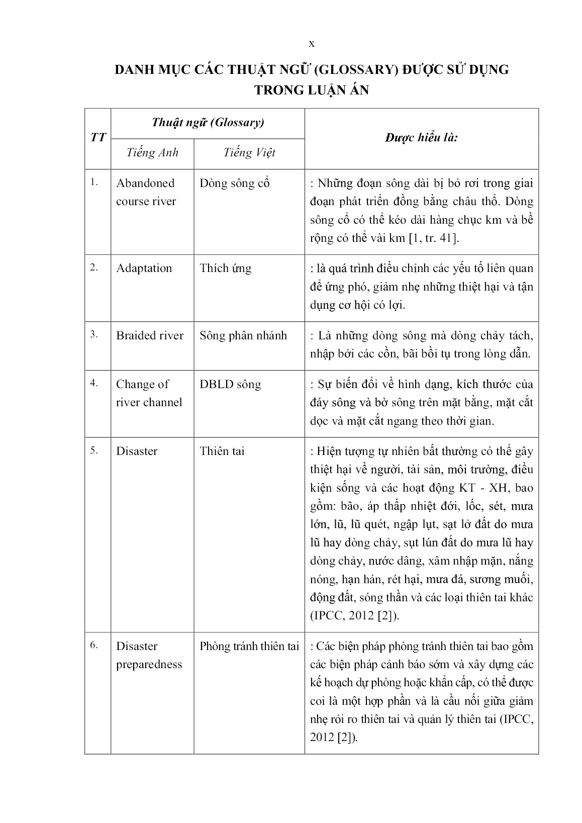 Luận án Nghiên cứu diễn biến lòng dẫn sông Tiền (đoạn chảy qua tỉnh Đồng Tháp) phục vụ phòng tránh thiên tai trang 10 Luận án Nghiên cứu diễn biến lòng dẫn sông Tiền (đoạn chảy qua tỉnh Đồng Tháp) phục vụ phòng tránh thiên tai trang 10
