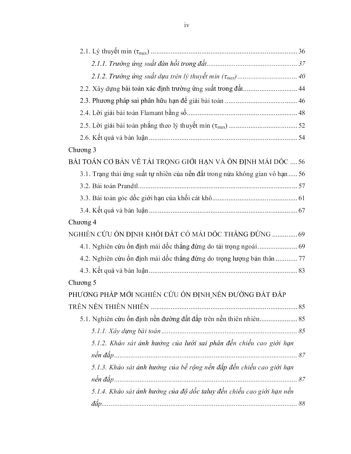 Luận án Nghiên cứu ổn định nền đường đất đắp trên nền thiên nhiên trang 5