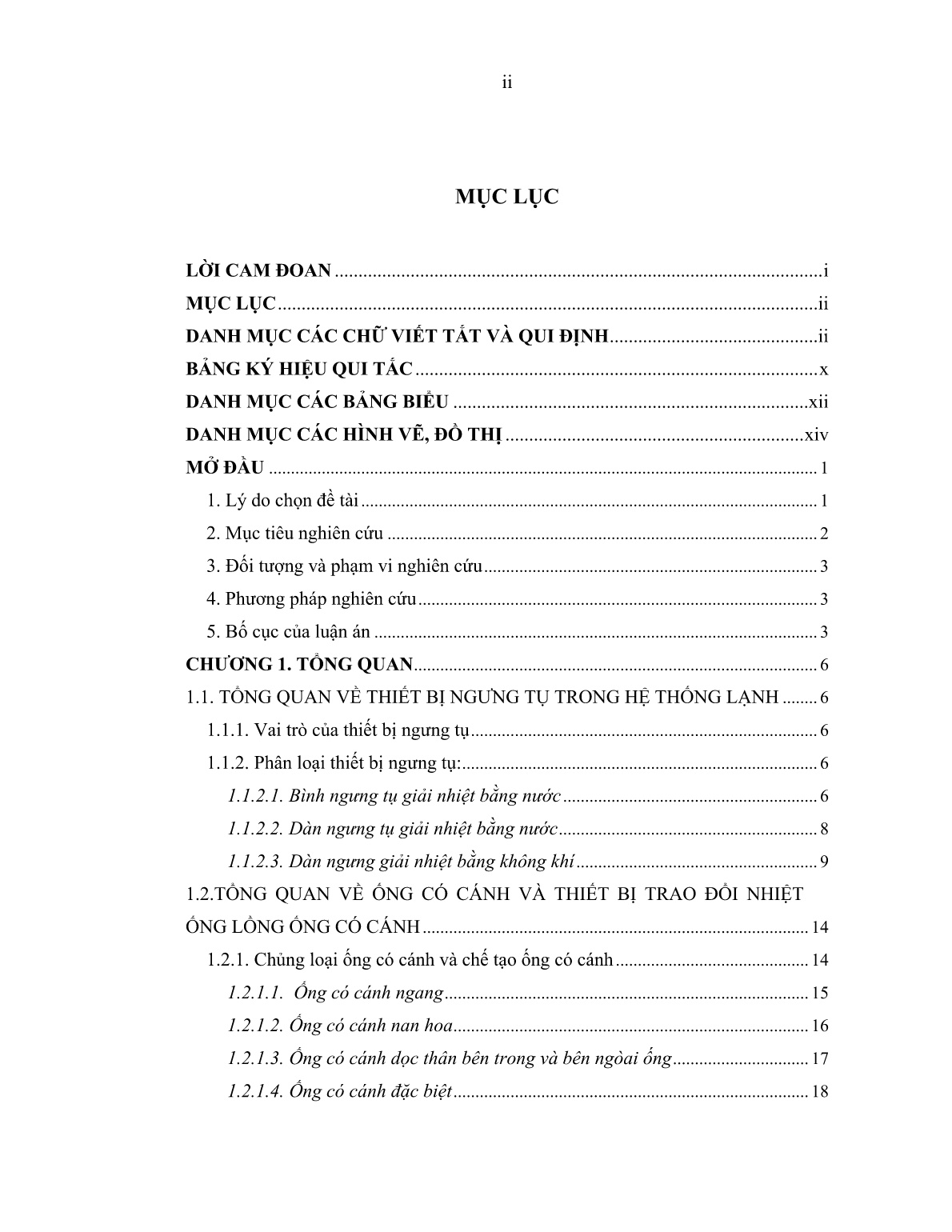 Luận án Nghiên cứu thiết bị ngưng tụ kiểu ống lồng ống có cánh sử dụng trong kỹ thuật lạnh trang 2 Luận án Nghiên cứu thiết bị ngưng tụ kiểu ống lồng ống có cánh sử dụng trong kỹ thuật lạnh trang 2