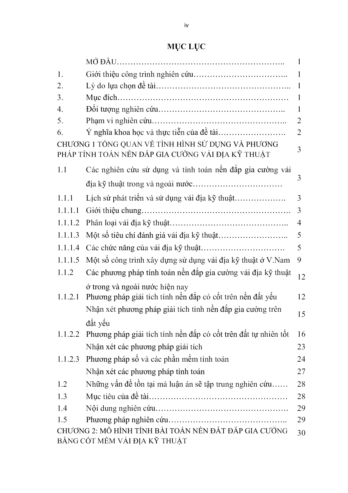 Luận án Nghiên cứu phương pháp tính toán nền đắp có gia cường bằng vải địa kỹ thuật trong các công trình xây dựng ô tô Việt Nam trang 4 Luận án Nghiên cứu phương pháp tính toán nền đắp có gia cường bằng vải địa kỹ thuật trong các công trình xây dựng ô tô Việt Nam trang 4