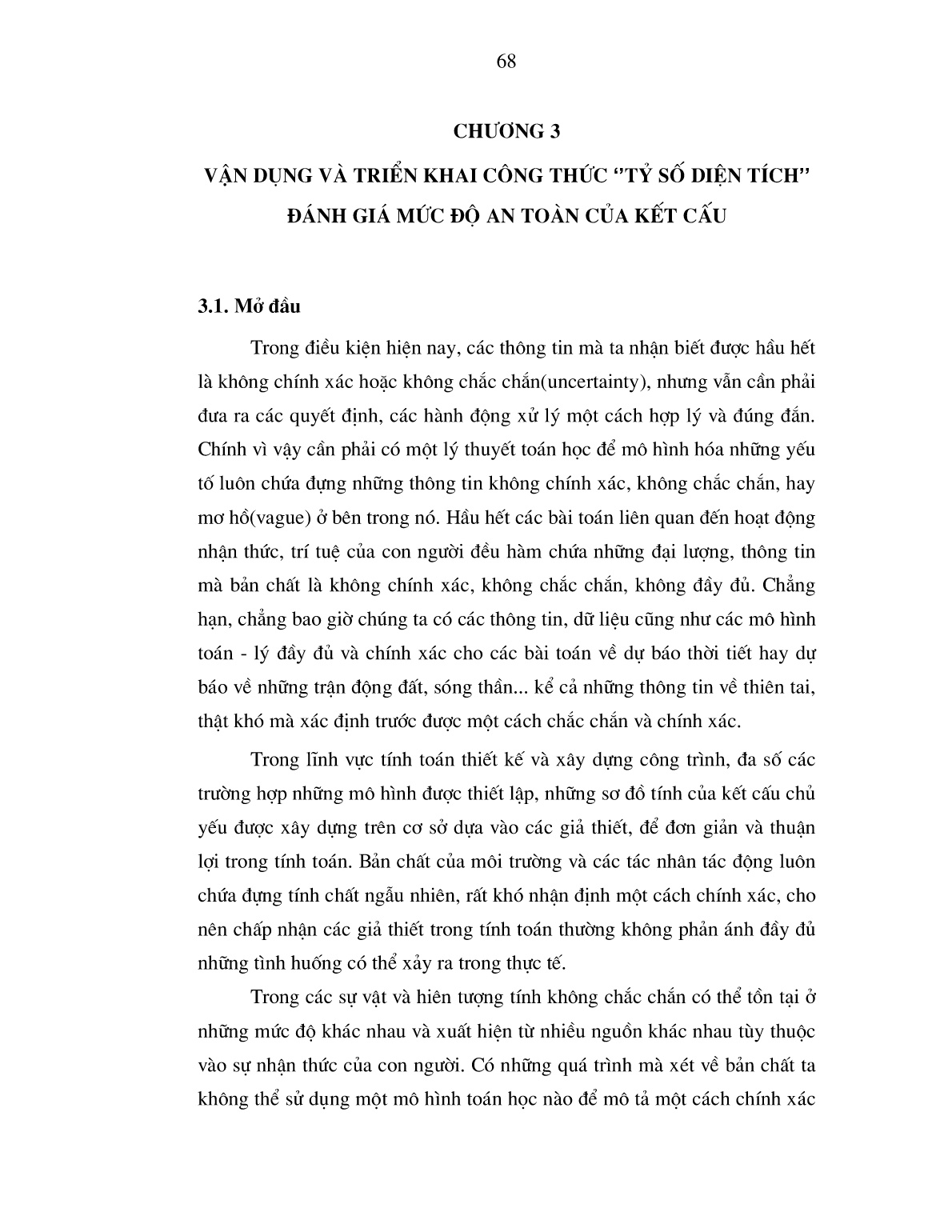 Luận án Một phương pháp đánh giá mức độ an toàn của kết cấu khung chịu tải trọng động theo lý thuyết tập mờ trang 1 Luận án Một phương pháp đánh giá mức độ an toàn của kết cấu khung chịu tải trọng động theo lý thuyết tập mờ trang 1