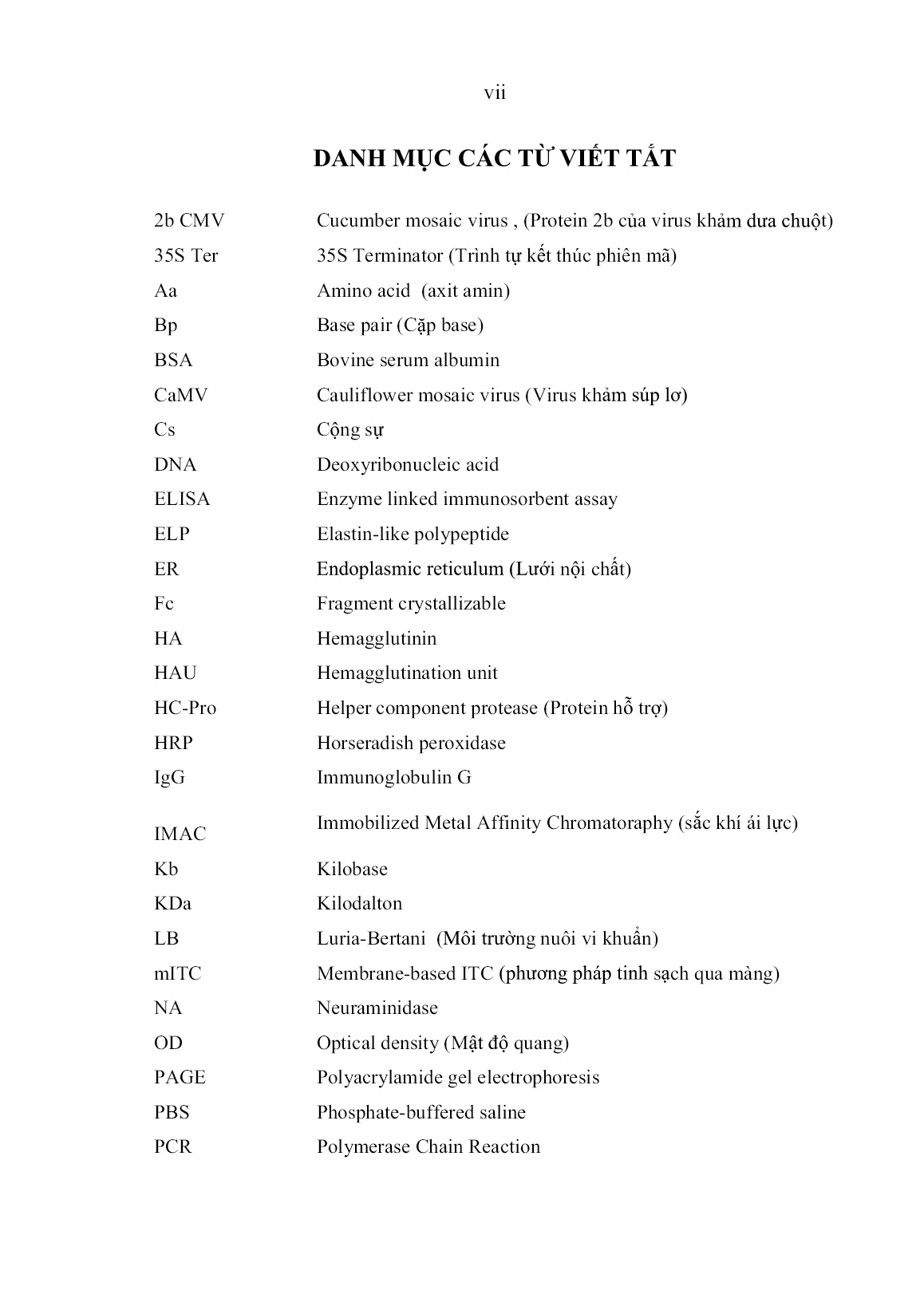 Luận án Nghiên cứu tạo kháng nguyên tái tổ hợp của virus gây bệnh cúm A/H7N9 bằng phương phápbiểu hiện tạm thời trong cây thuốc lá (nicotiana benthamiana) thông qua vi khuẩn agrobacterium tumefaciens trang 8 Luận án Nghiên cứu tạo kháng nguyên tái tổ hợp của virus gây bệnh cúm A/H7N9 bằng phương phápbiểu hiện tạm thời trong cây thuốc lá (nicotiana benthamiana) thông qua vi khuẩn agrobacterium tumefaciens trang 8