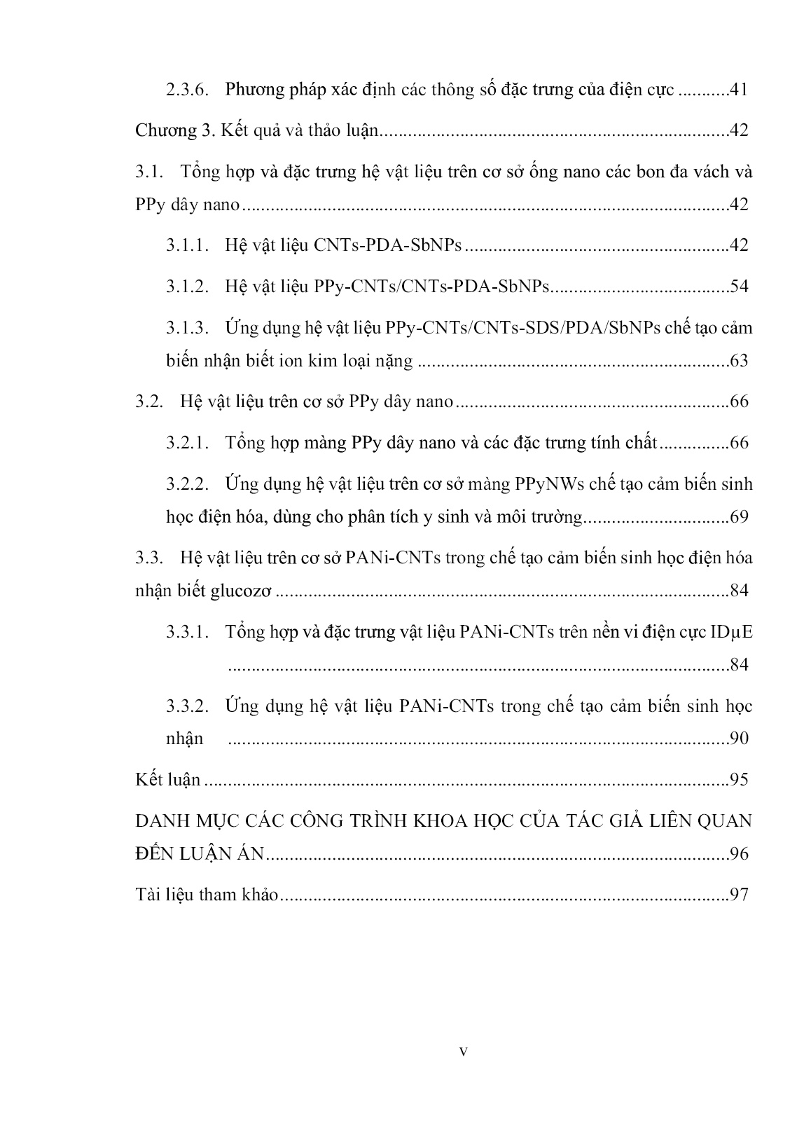 Luận án Nghiên cứu tổng hợp vật liệu lai ghép polyme dẫn (PPyy, PANii) - Nano cacbon (CNTss, Grr) ứng dụng làm cảm biến sinh học, môi trường trang 6 Luận án Nghiên cứu tổng hợp vật liệu lai ghép polyme dẫn (PPyy, PANii) - Nano cacbon (CNTss, Grr) ứng dụng làm cảm biến sinh học, môi trường trang 6