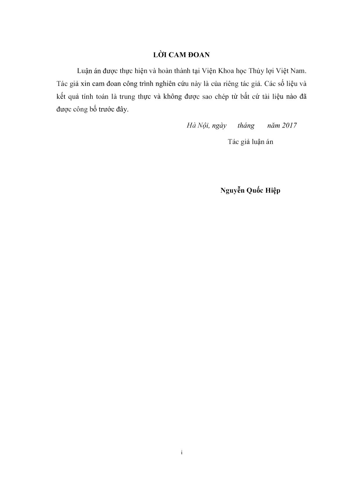 Luận án Nghiên cứu xây dựng hệ thống quản lý và hỗ trợ điều hành hệ thống tưới theo thời gian thực trang 3 Luận án Nghiên cứu xây dựng hệ thống quản lý và hỗ trợ điều hành hệ thống tưới theo thời gian thực trang 3