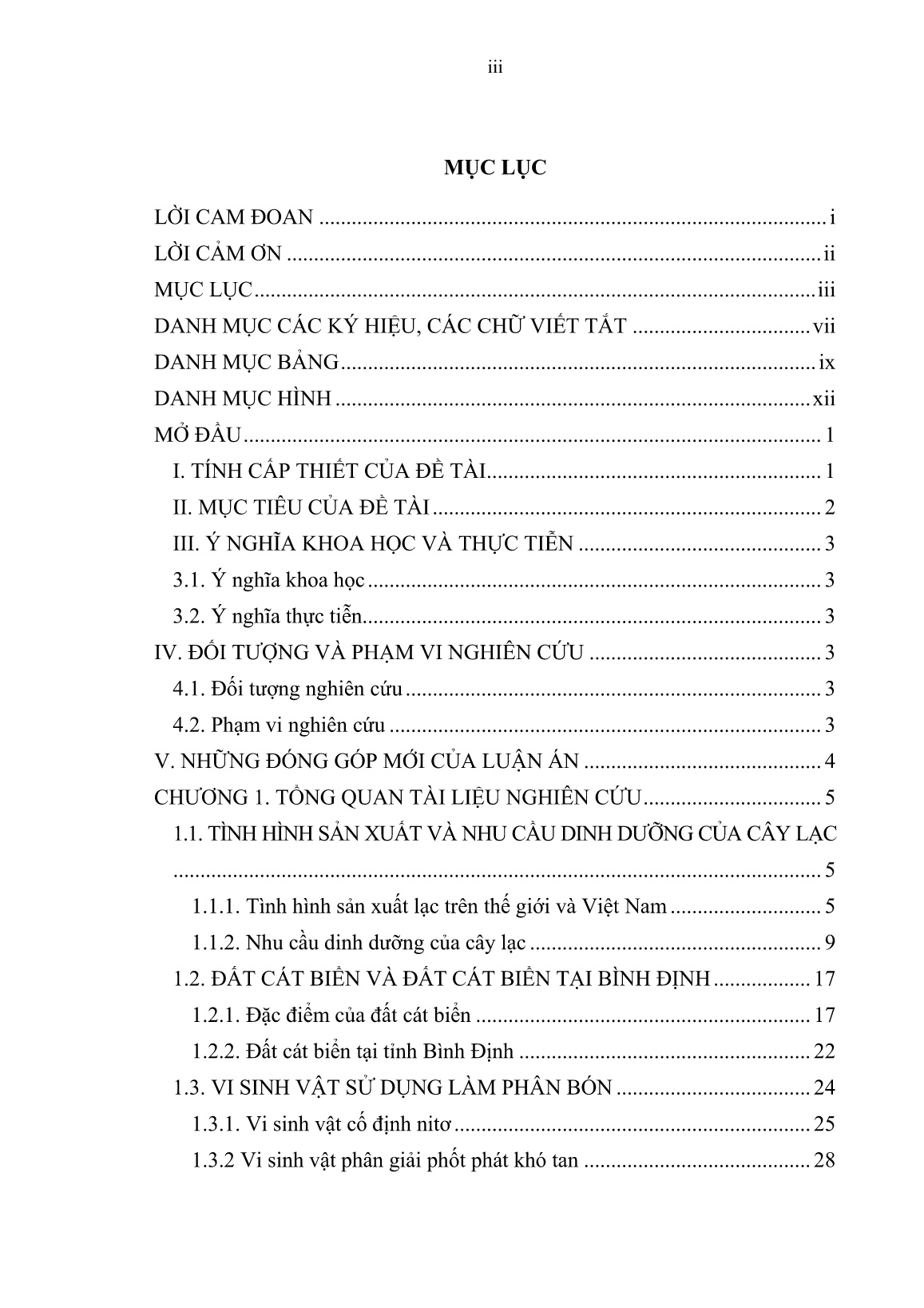Luận án Phân lập, tuyển chọn và sử dụng một số chủng vi sinh vật nhằm nâng cao hiệu quả sản xuất lạc trên vùng đất cát biển Bình Định trang 5 Luận án Phân lập, tuyển chọn và sử dụng một số chủng vi sinh vật nhằm nâng cao hiệu quả sản xuất lạc trên vùng đất cát biển Bình Định trang 5