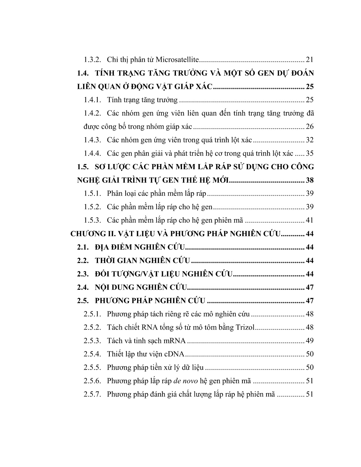 Luận án Nghiên cứu hệ gen phiên mã (transcriptome) của tôm sú (penaeus monodon) nhằm sàng lọc các chỉ thị phân tử phục vụ công tác chọn giống trang 6 Luận án Nghiên cứu hệ gen phiên mã (transcriptome) của tôm sú (penaeus monodon) nhằm sàng lọc các chỉ thị phân tử phục vụ công tác chọn giống trang 6
