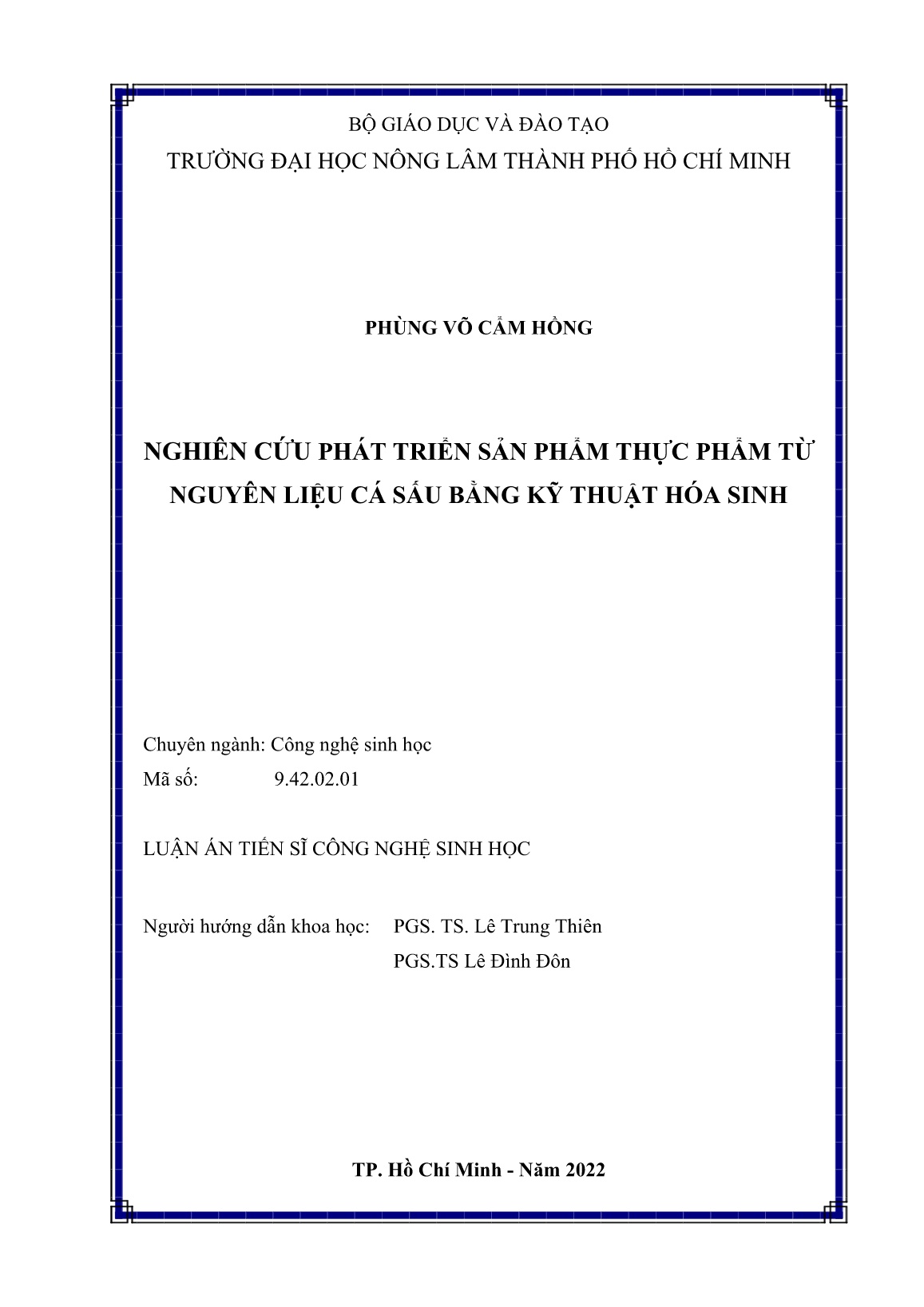 Luận án Nghiên cứu phát triển sản phẩm thực phẩm từ nguyên liệu cá sấu bằng kỹ thuật hóa sinh trang 2 Luận án Nghiên cứu phát triển sản phẩm thực phẩm từ nguyên liệu cá sấu bằng kỹ thuật hóa sinh trang 2