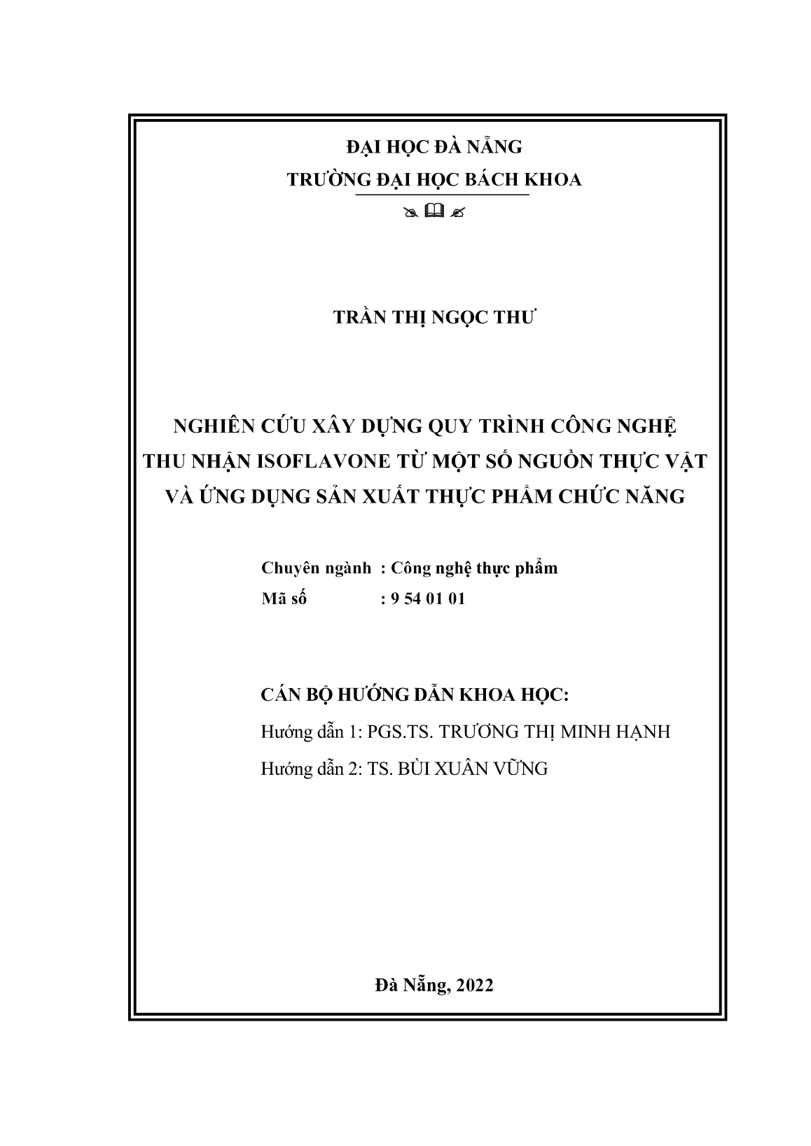 Luận án Nghiên cứu xây dựng quy trình công nghệ thu nhận Isoflavone từ một số nguồn thực vật và ứng dụng sản xuất thực phẩm chức năng trang 2