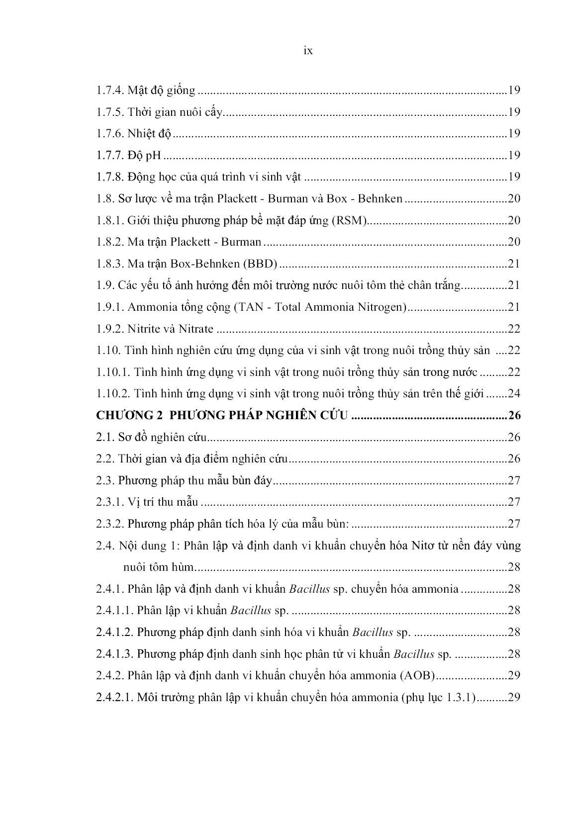 Luận án Nghiên cứu vi khuẩn chuyển hóa Nitơ trong nền đáy vùng nuôi tôm hùm (Panulirus sp.) phục vụ nuôi trồng thủy sản trang 10 Luận án Nghiên cứu vi khuẩn chuyển hóa Nitơ trong nền đáy vùng nuôi tôm hùm (Panulirus sp.) phục vụ nuôi trồng thủy sản trang 10